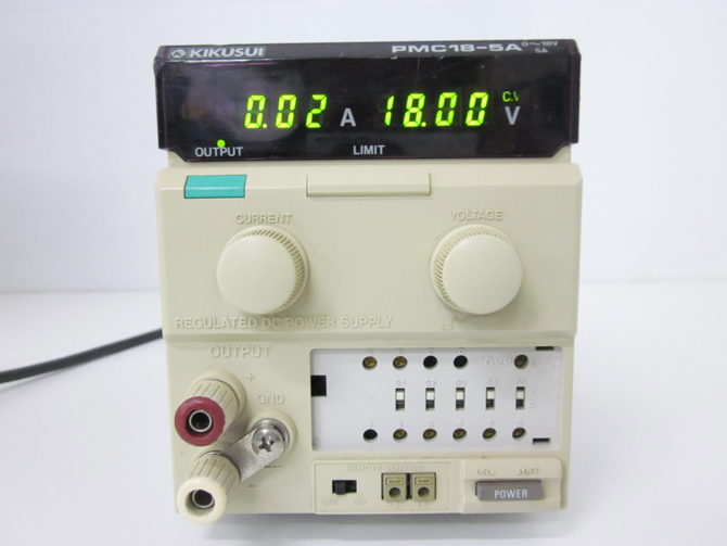 直流安定化電源・PMC18-5A（菊水電子工業）を買い取らせていただきまし