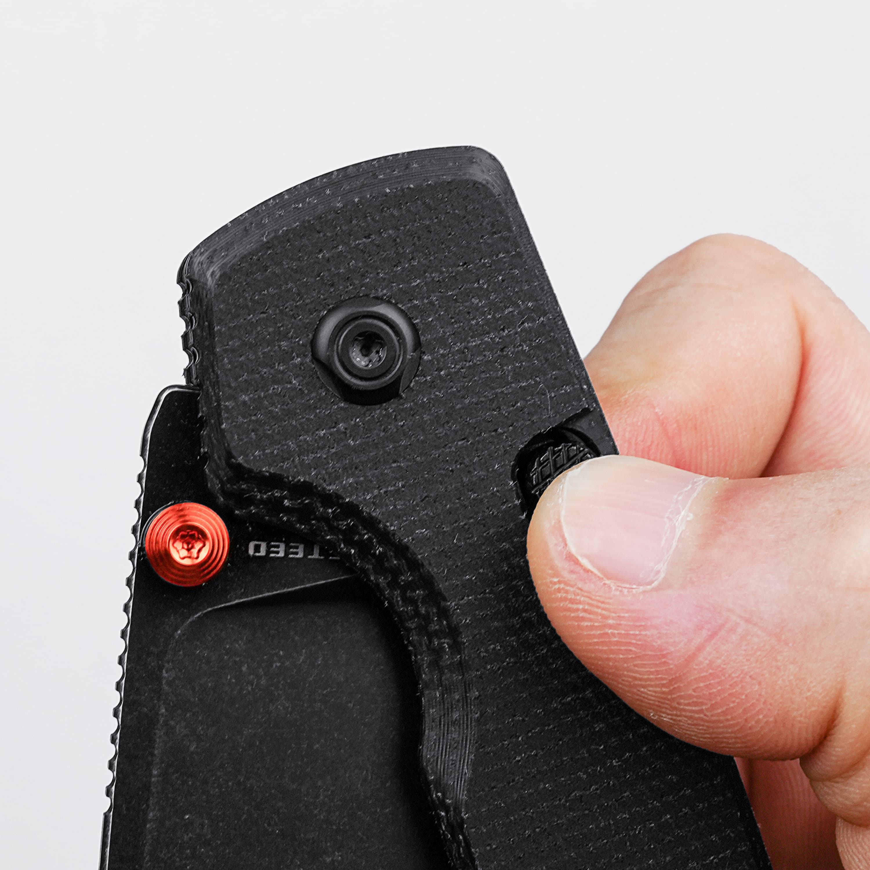 Raccoon Top Liner Lock | Brown Micarta 14C28N Pocket Knife