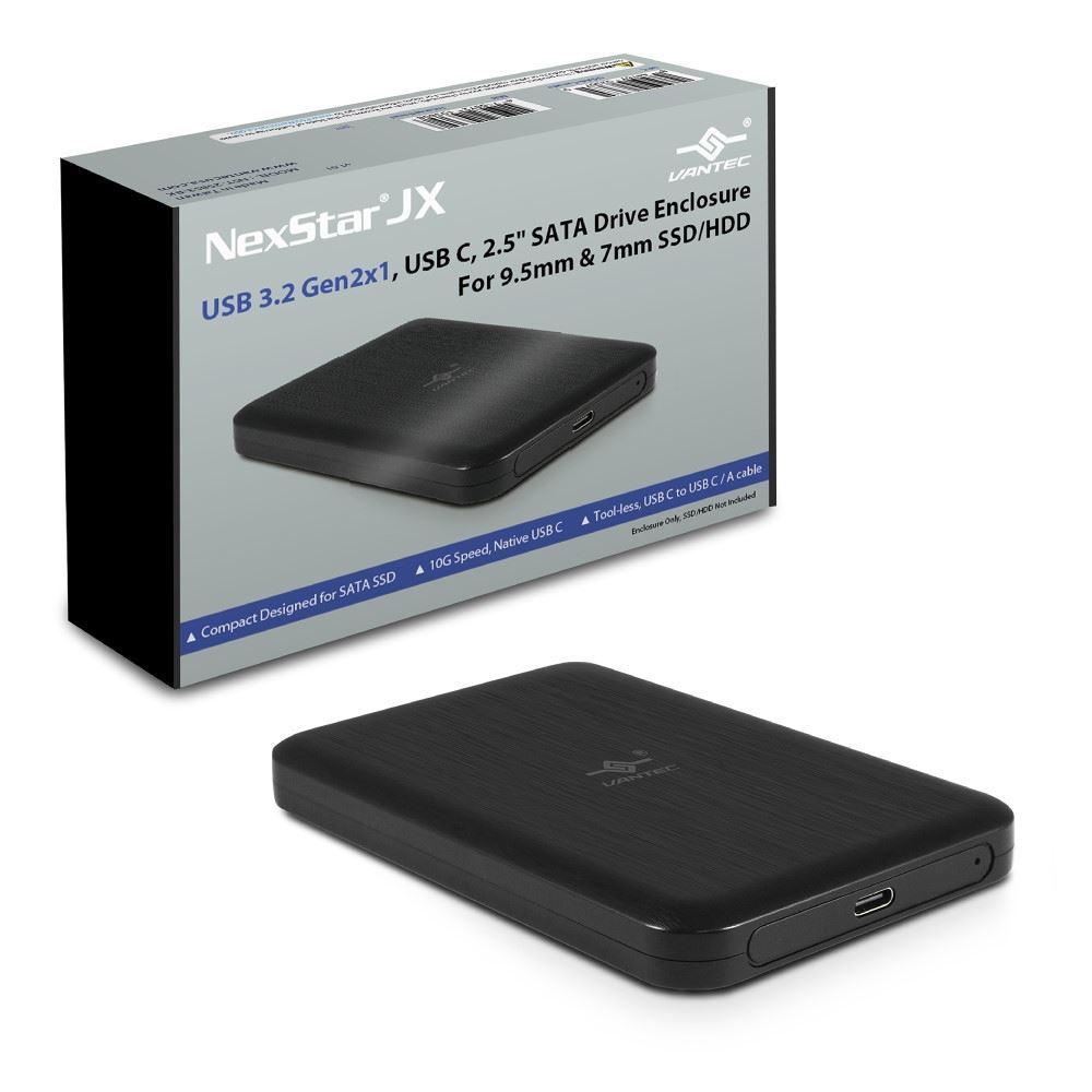 NexStar JX Series, USB 3.2 Gen2x1, USB C, 2.5