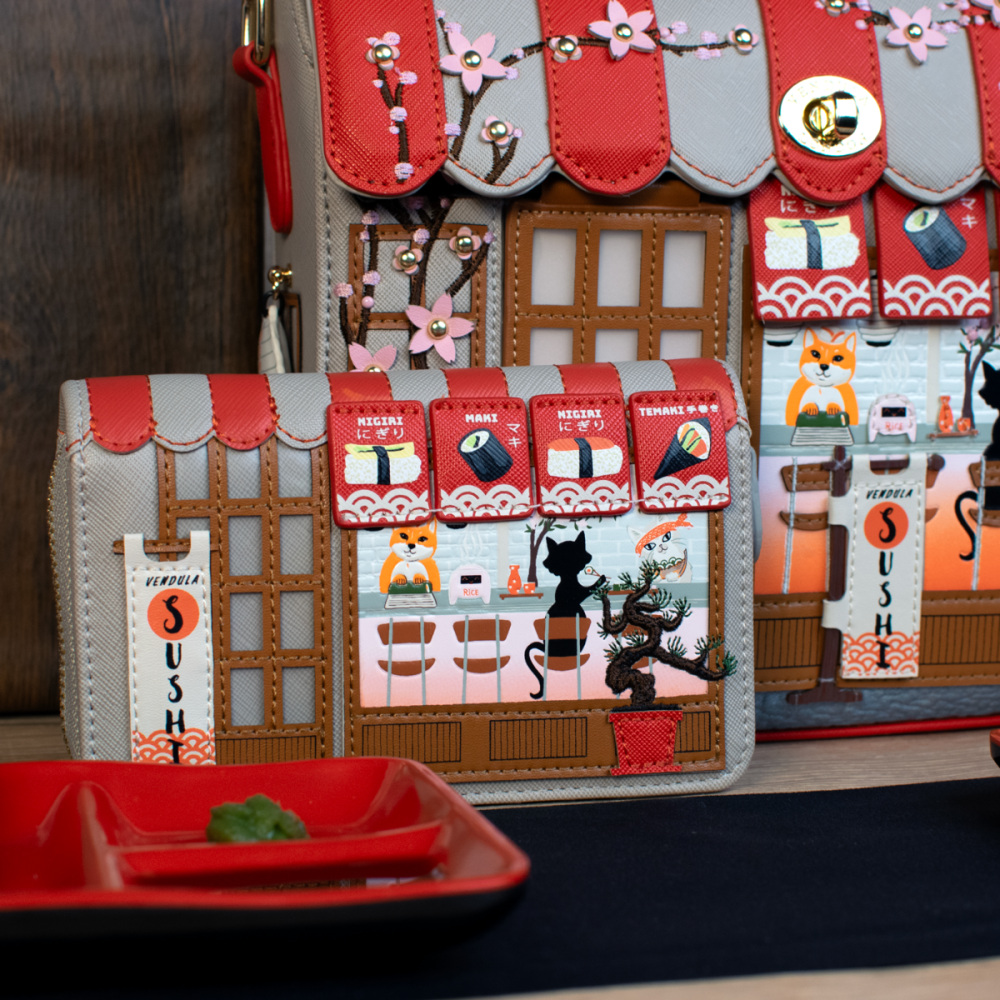 Vendula Sushi - Grey Edition Medium Ziparound Wallet
