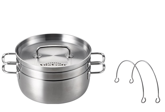 ステンレスダッチオーブンW 10インチ + 専用ツル セット | ビタ