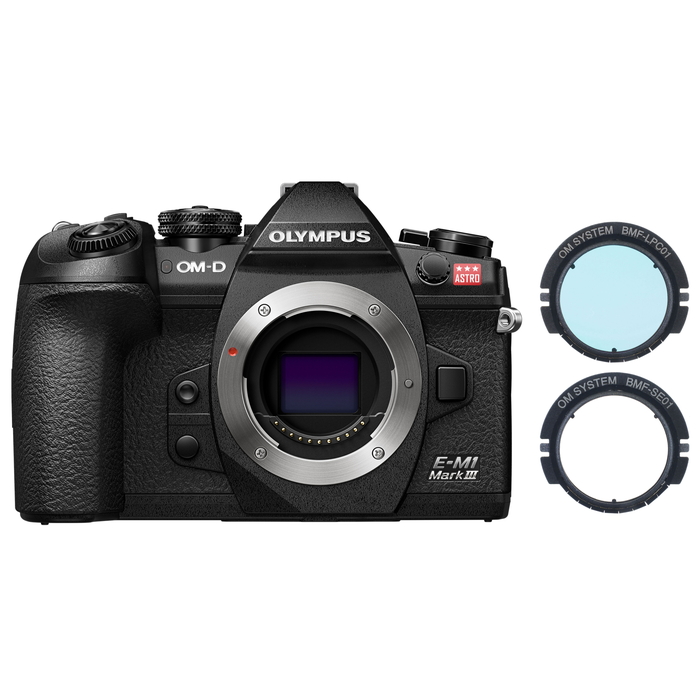OM SYSTEM E-M1 Mark III ASTRO ボディーマウントフィルター セット