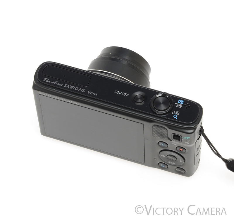 Canon PowerShot SX610 HS 20.2MP Black Digital Point & Shoot Camera [EX