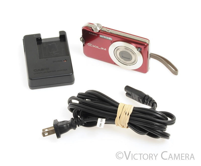 Casio EXILM EX-S10 Red 10.1MP Digital Point & Shoot Camera [EXC-]