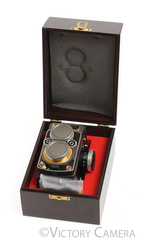 Rollei Rolleiflex 2.8GX 75 Jahre / Year Gold TLR Camera #2 [MINT]