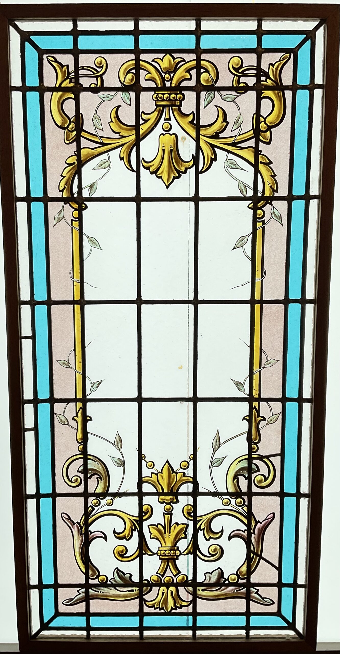 ステンドグラス】アンティーク 窓枠 - 広島のアンティーク・輸入家具や