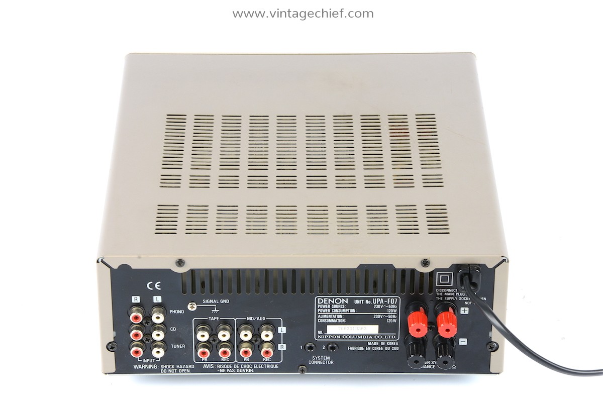 Denon UPA-F07 Amplifier | Champagne | Stereo | Phono