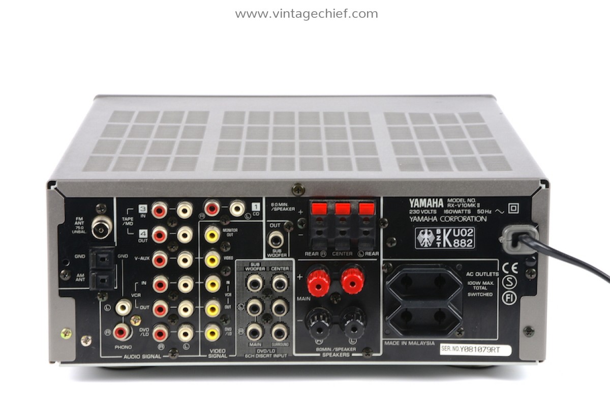 Yamaha RX-V10MKII Natural Sound AV Receiver | Phono | Titanium