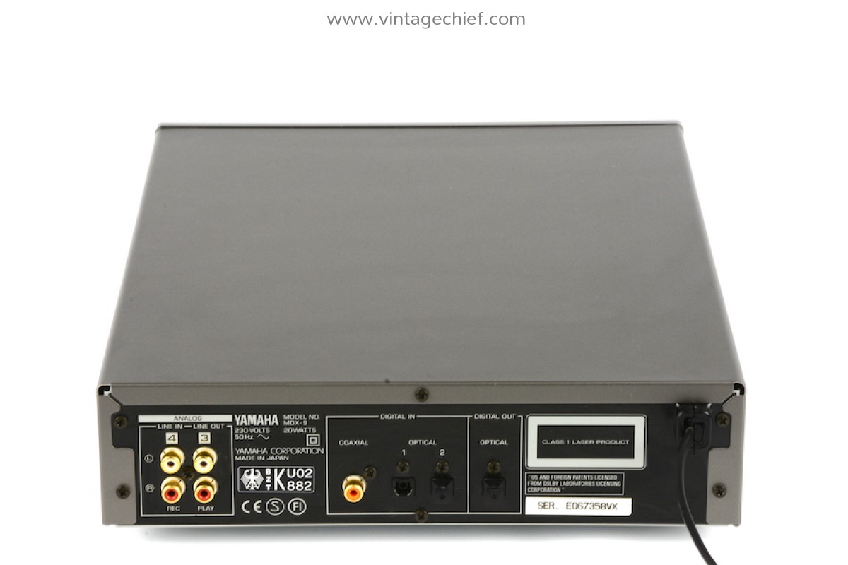 Yamaha MDX-9 MiniDisc Recorder + Remote Control + 3 Sealed Sony