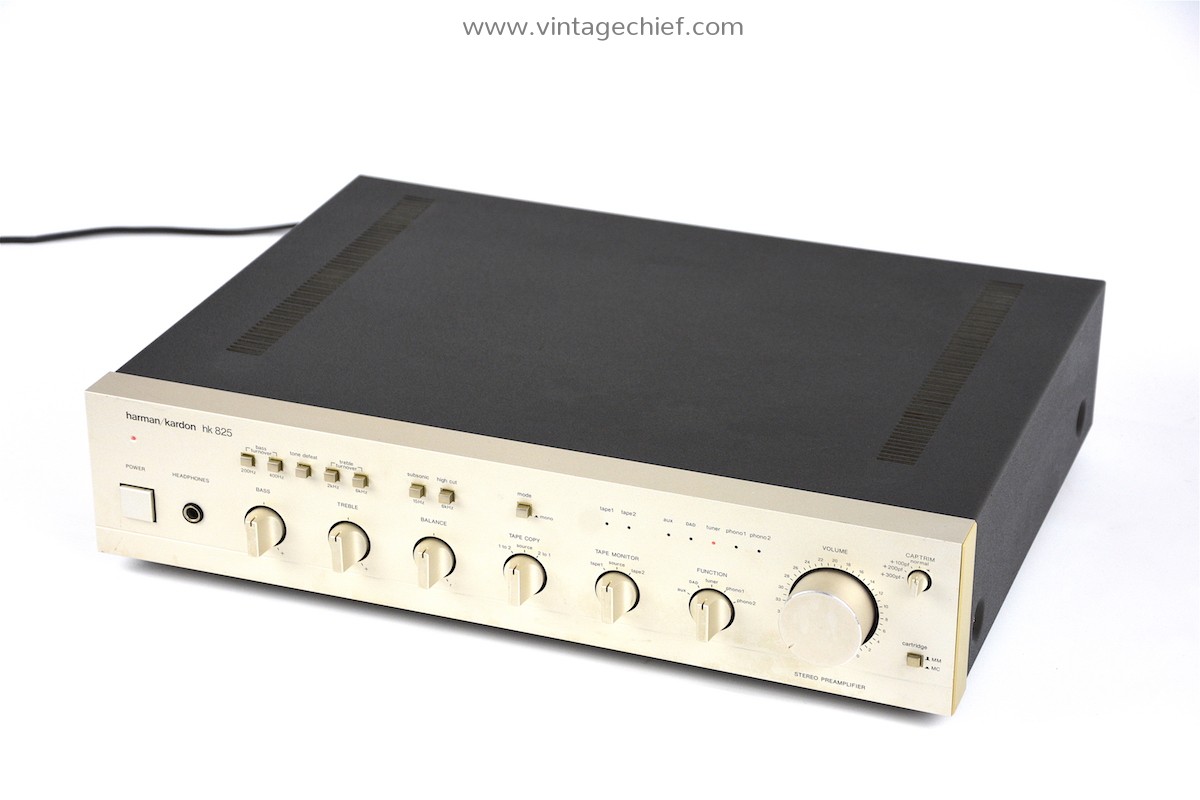 Harman Kardon HK825 Preamplifier | Champagne | Phono MM MC