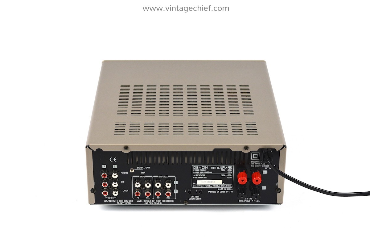 Denon UPA-F07 Amplifier | 2 x 40 Watt | Phono | Compact | Stereo