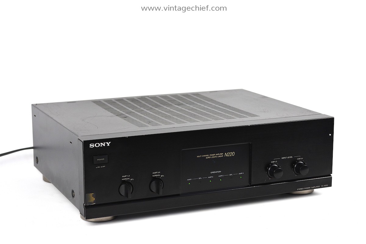 Audiophile Sony TA-N220 Power Amplifier | 4 x 50 Watt | 2 x 100 Watt