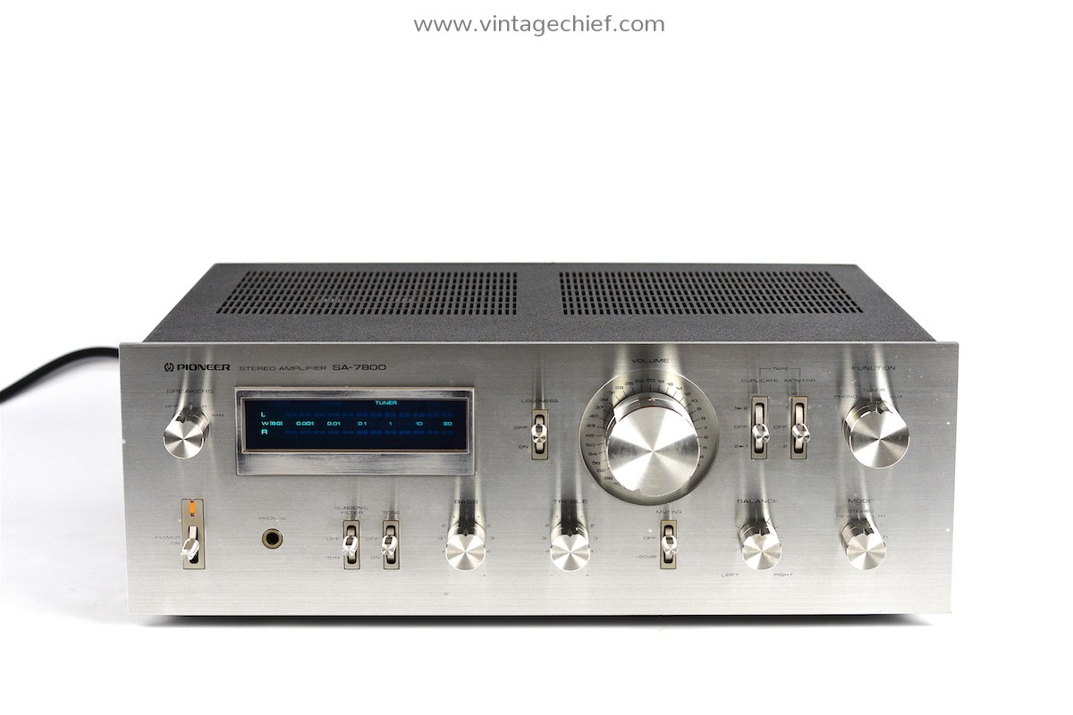 Vintage Pioneer SA-7800 Amplifier | Blue Line Series | Serviced