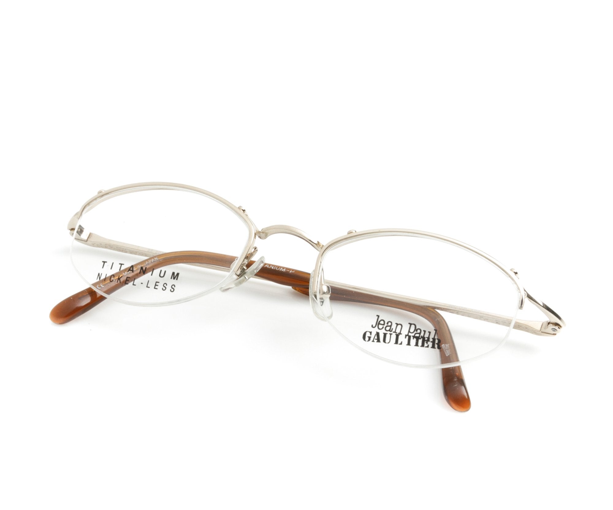 Jean Paul Gaultier 55-0033 1 GP Titanium-P – Vintage Frames Company