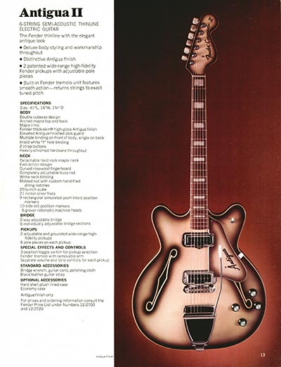 趣味 Vintage 1970 Fender Full Lineup Catalog 1970 Fender Guitar And Bass Catalog, Part 1 >> Vintage Guitar and Bass