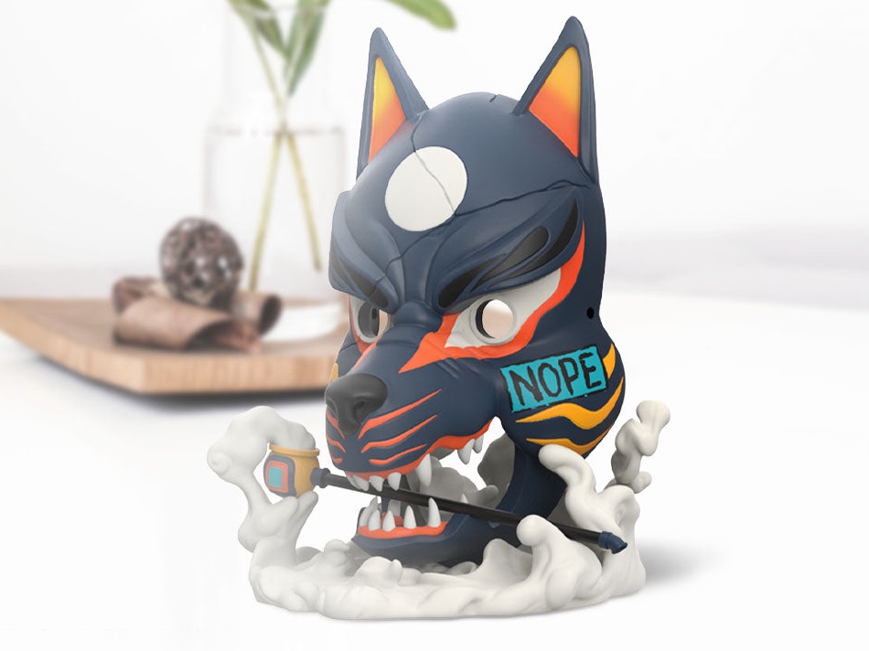 Kitsune Mask (Kurayami Edition) by Jor Ros x Mighty Jaxx - Vinyl Pulse