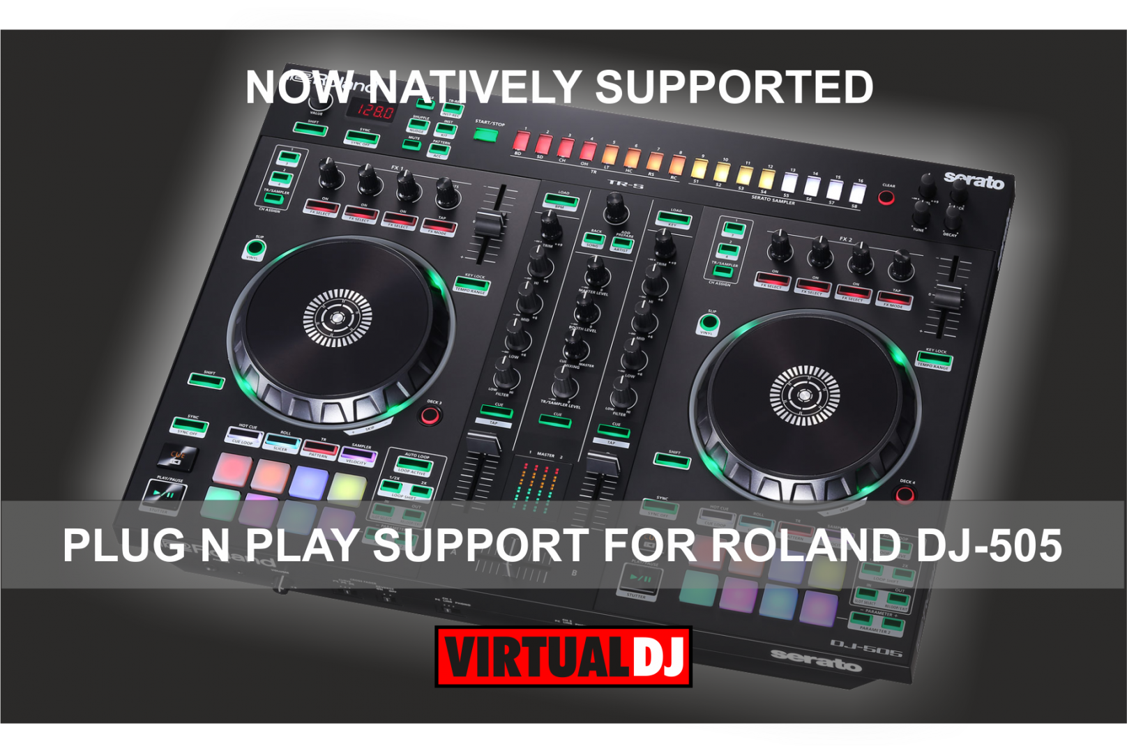 VirtualDJ - Roland DJ-505 [Official Support]