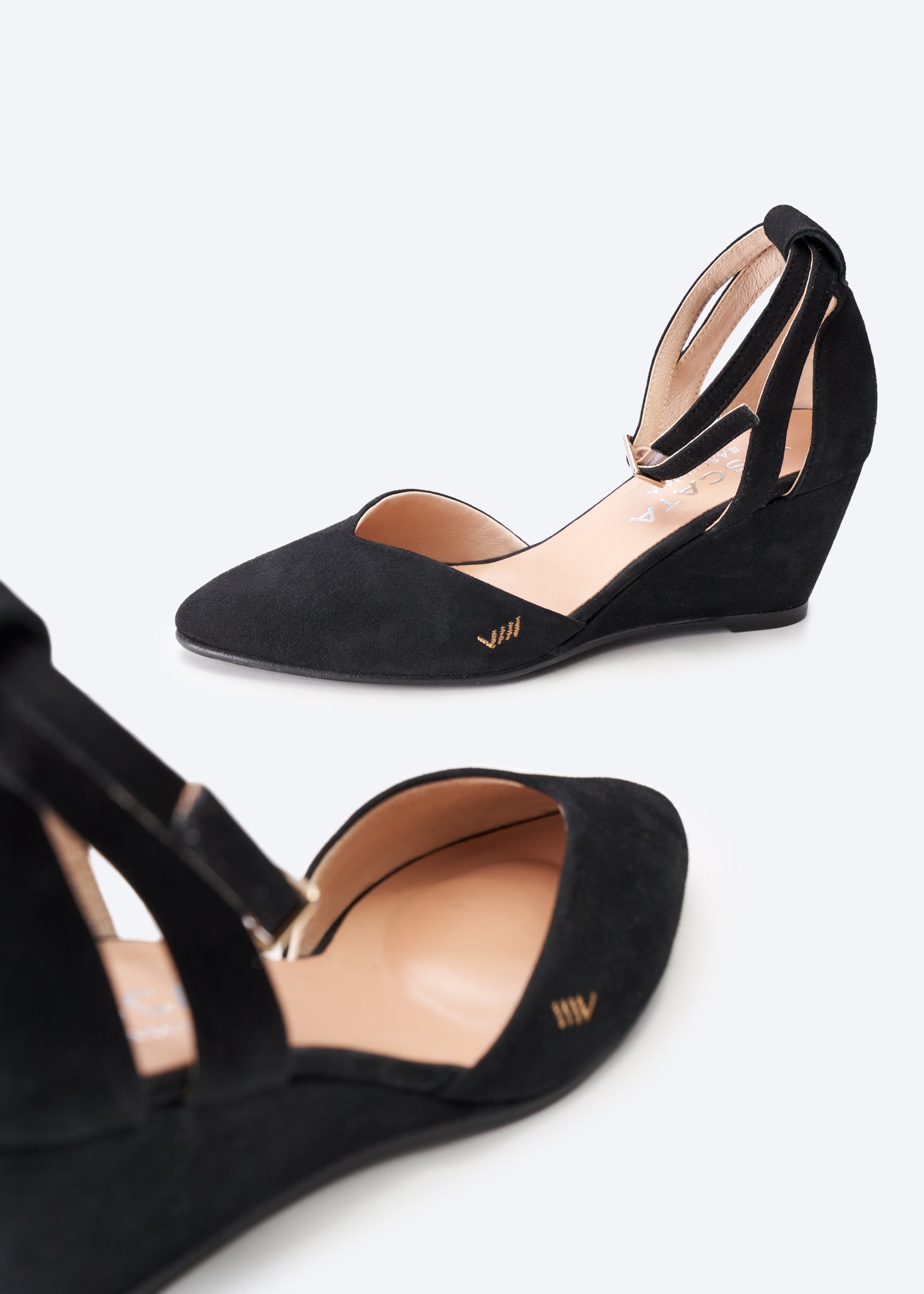 Garda Suede Women's Wedges – Handmade in Spain – Viscata