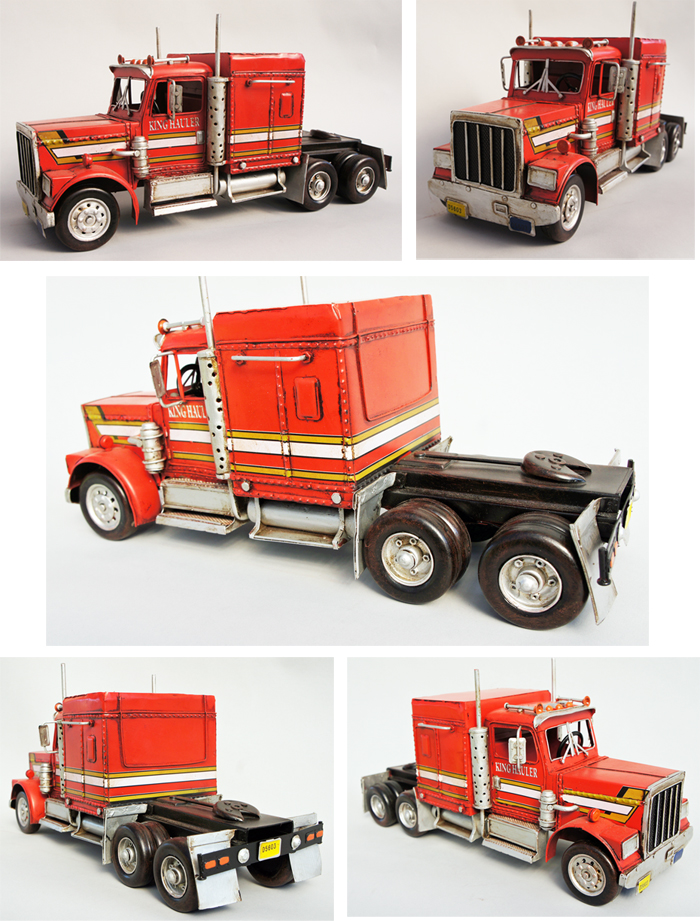 かわいいアンティークなブリキの赤いトラック | シンチャオ (Xinchao)