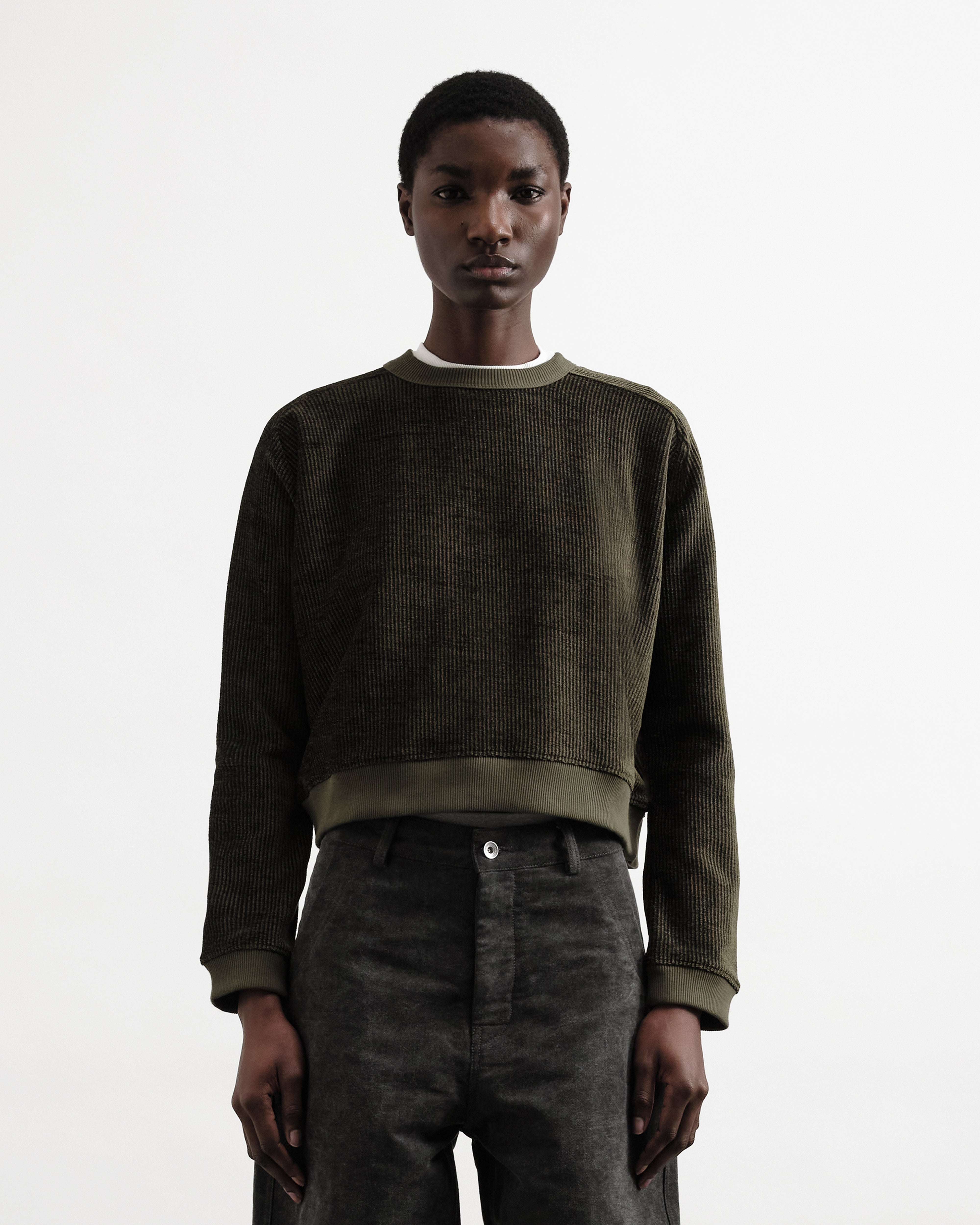 Almost Grown Sweatshirt Olive | YMC | You Must Create