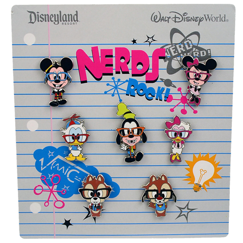 Disneyland NERDS ROCKS! ピンバッジセット Disneyland NERDS ROCKS