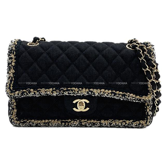 CHANEL シャネル マトラッセ25 ツイードフリル チェーン ショルダー