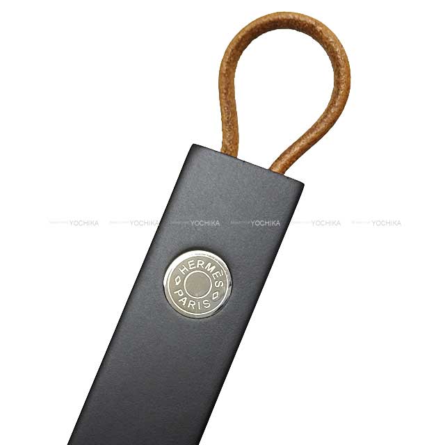 HERMES エルメス 靴べら シューホーン セリエ ロング 黒 (ブラック