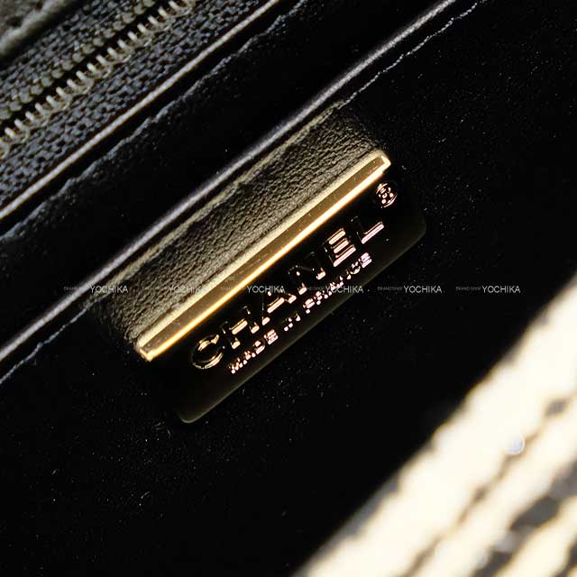 CHANEL シャネル ショルダーバッグ ココマーク カメリア ボーダー ミニ