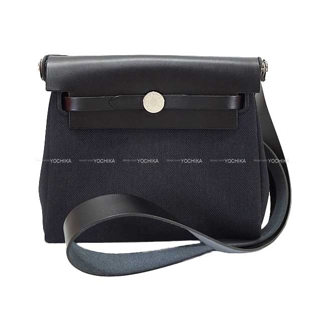 HERMES エルメス ショルダーバッグ エールバッグ ジップ 20 ミニ 黒