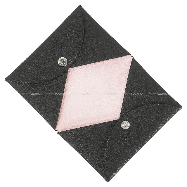 HERMES エルメス カードケース カルヴィ ヴェルソ ブルーオーシャン