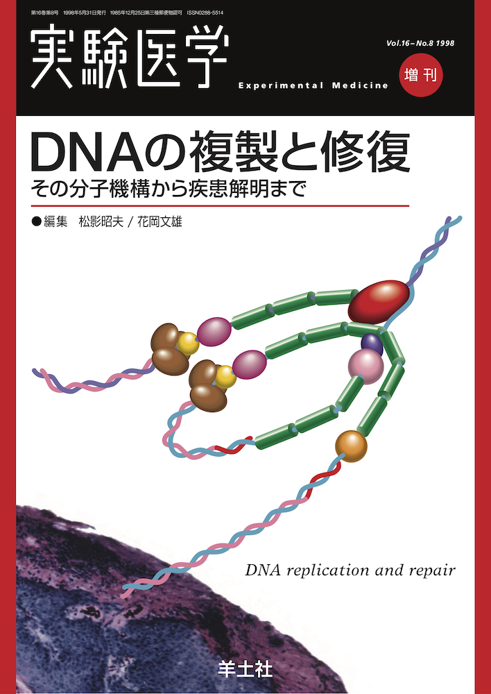 実験医学増刊：DNAの複製と修復〜その分子機構から疾患解明まで - 羊土社