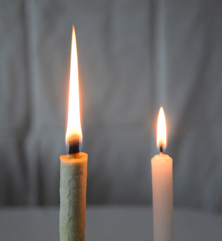 眞櫨 和ろうそく 5本入 - よかもん市場