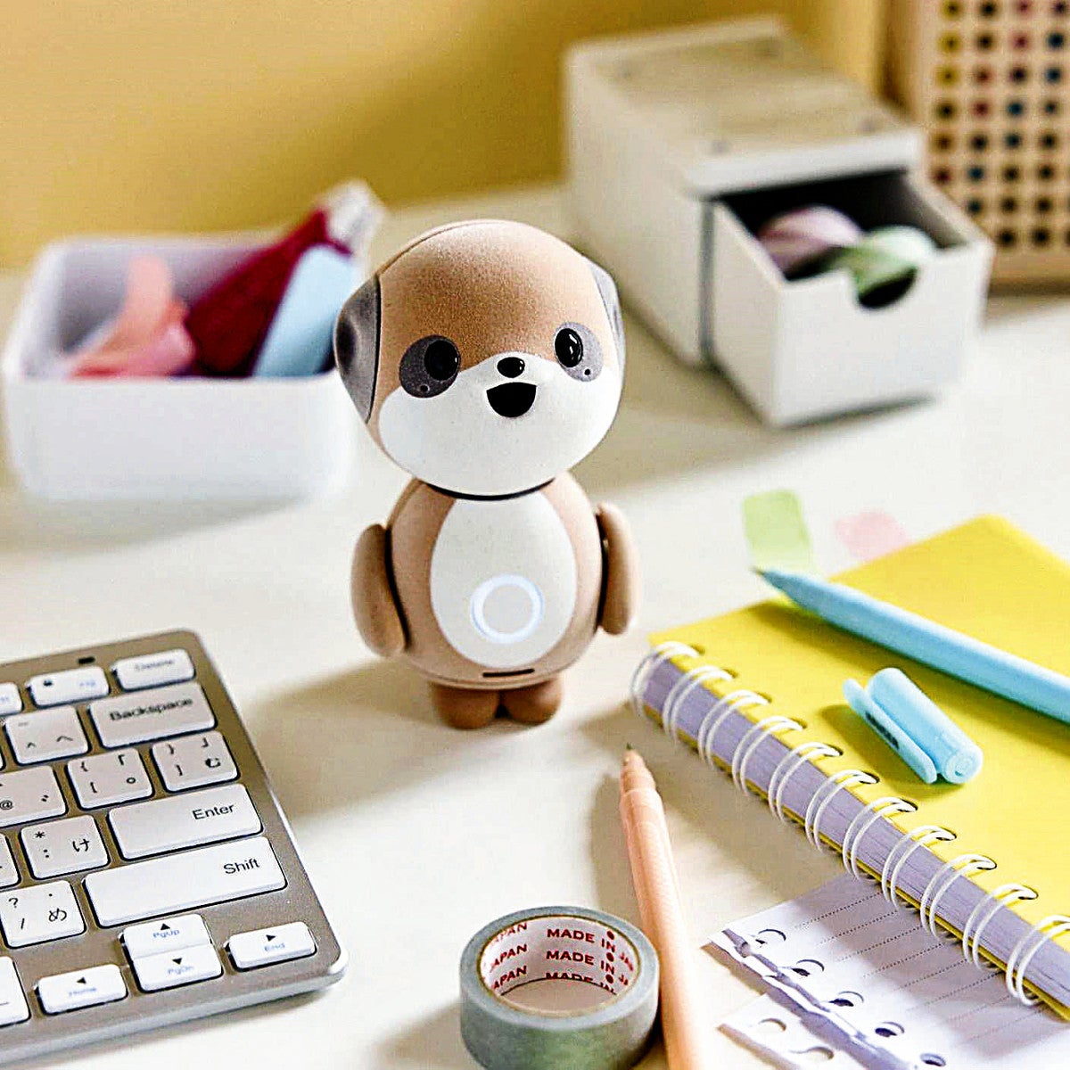 ミーアキャットが身ぶり手ぶり交え返答、おなか光って感情表現