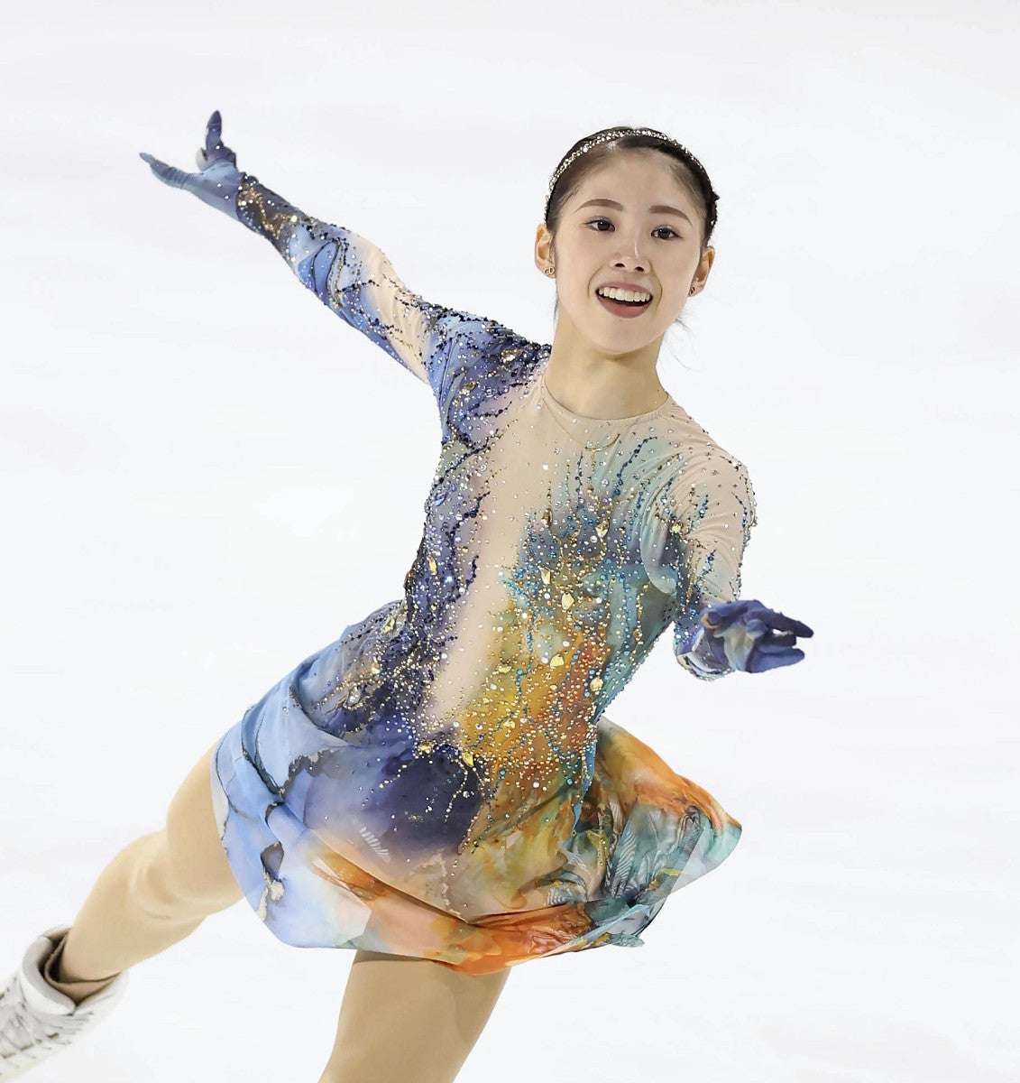フィギュアGP女子フリーで日本勢が表彰台独占…17歳中井亜美が初