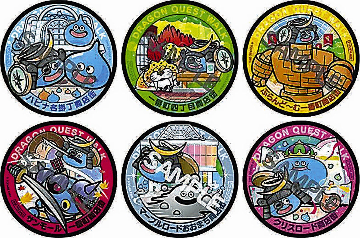 宮城：商店街ドラクエ一色 ステッカー配布 仙台：地域ニュース : 読売新聞