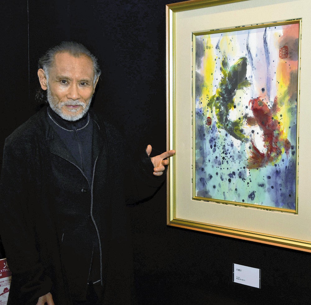 NHK推薦美術講師 片岡 鶴太郎 画家作品 常に初心、常に挑戦。「画業三