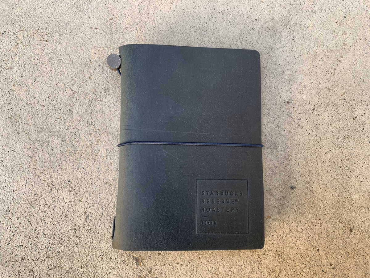 スタバコラボ・トラベラーズノートのパスポートサイズを買ったので