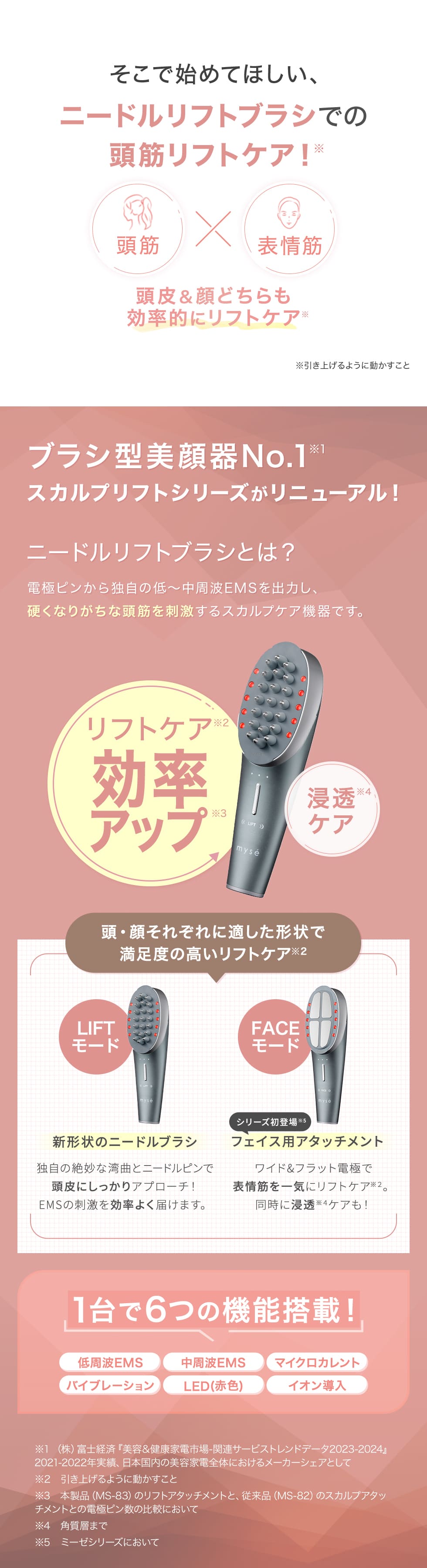 ミーゼ ニードルリフトブラシ｜ヤーマン公式通販サイト | ヤーマン