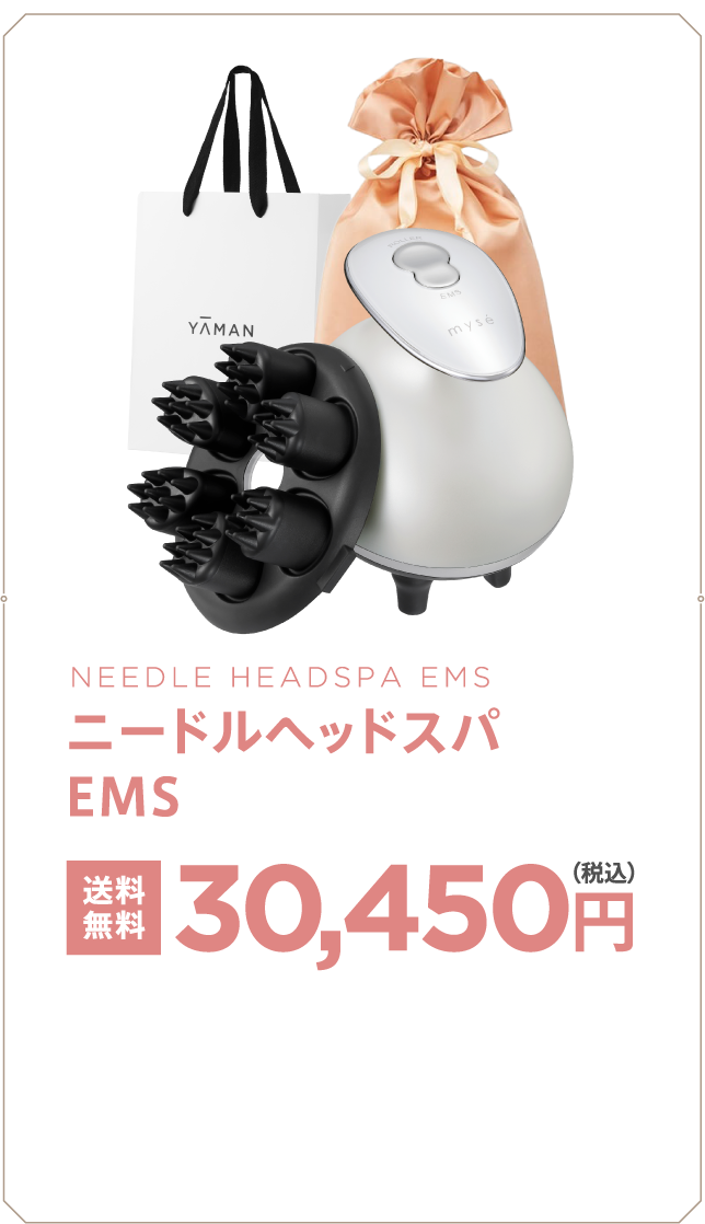 頭も顔もリフトケア。ニードルヘッドスパリフトシリーズ｜mysé(ミーゼ