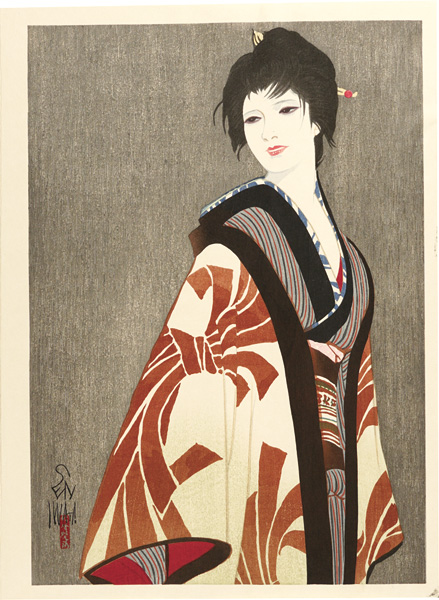 大幅値下げ！岩田専太郎 稽古がえり 陶板画 大幅値下げ！岩田専太郎