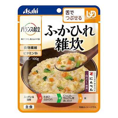 アサヒグループ食品 バランス献立 ふかひれ雑炊 やわらか食 パウチ入り