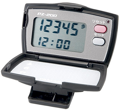 プレジャーウォーカー_PZ-200*腰装着タイプ万歩計*万歩計®の山佐