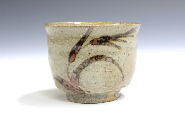 柳瀬美術店 / 中里逢庵「絵唐津ぐひ呑」共箱[NAKAZATO Hoan]Sake cup