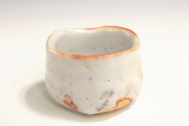 柳瀬美術店 / 各務周海「志野ぐい呑」共箱[KAGAMI Shukai]Sake cup