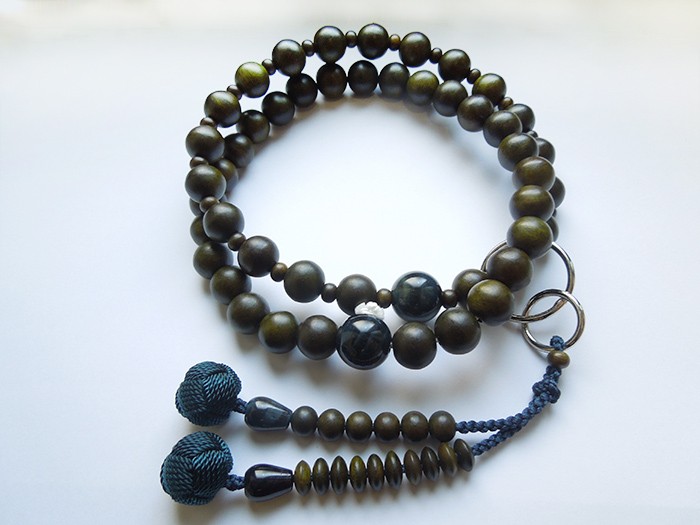 柘植三万浄土茶房共仕立 お数珠の安田念珠店へ｜総本山御用達 安田念珠