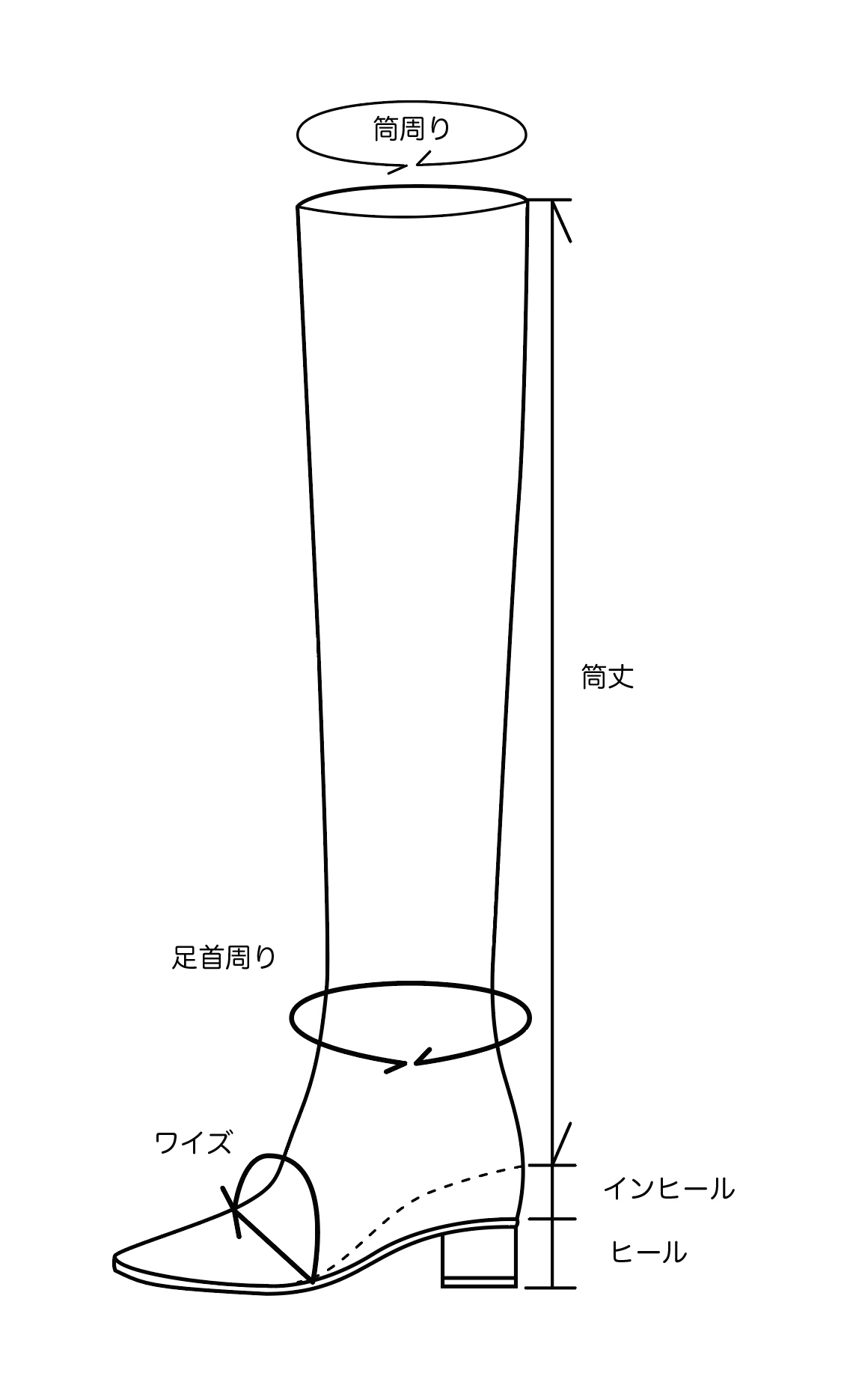 YELLO / TOKYO BLACK FOLD OVER LONG BOOTS