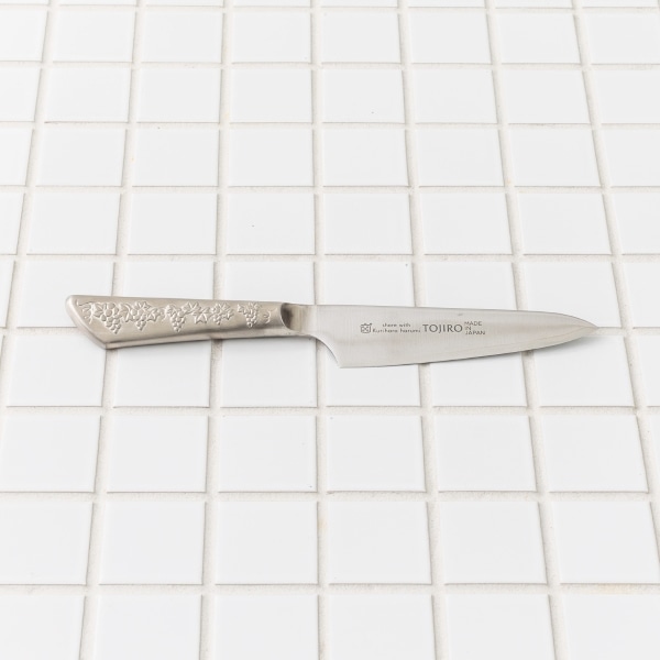 ゆとりの空間×TOJIRO PRO複合材ぶどう柄キッチンナイフ M｜包丁