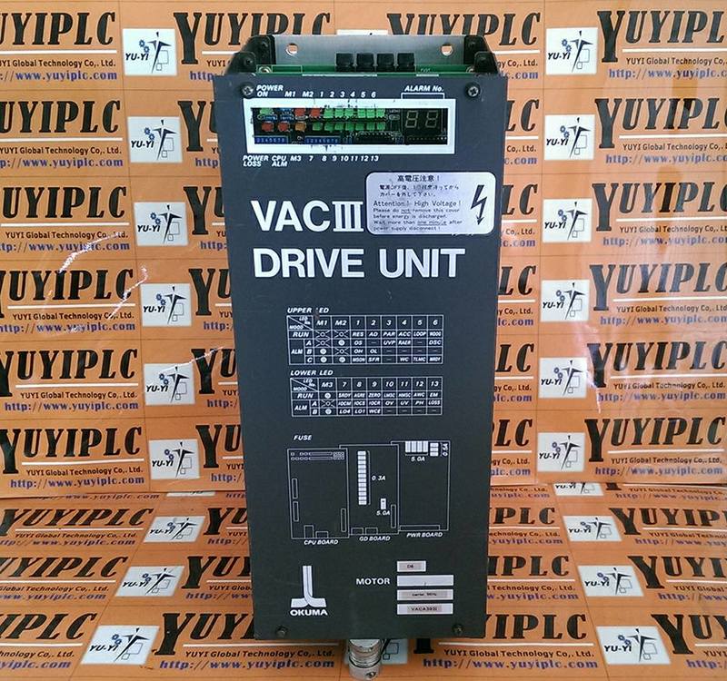 OKUMA VAC III D6 SPINDLE DRIVE UNIT VACA303I - PLC DCS SERVO