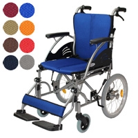 ケアテックジャパン】 自走式スチール車いす ウィッシュ CS-10【車椅子