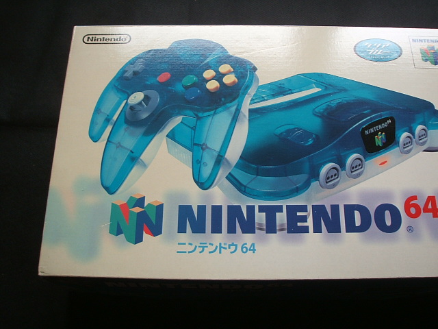 64本体クリアブルー 新品未使用 ニンテンドー64 - 遊戯屋